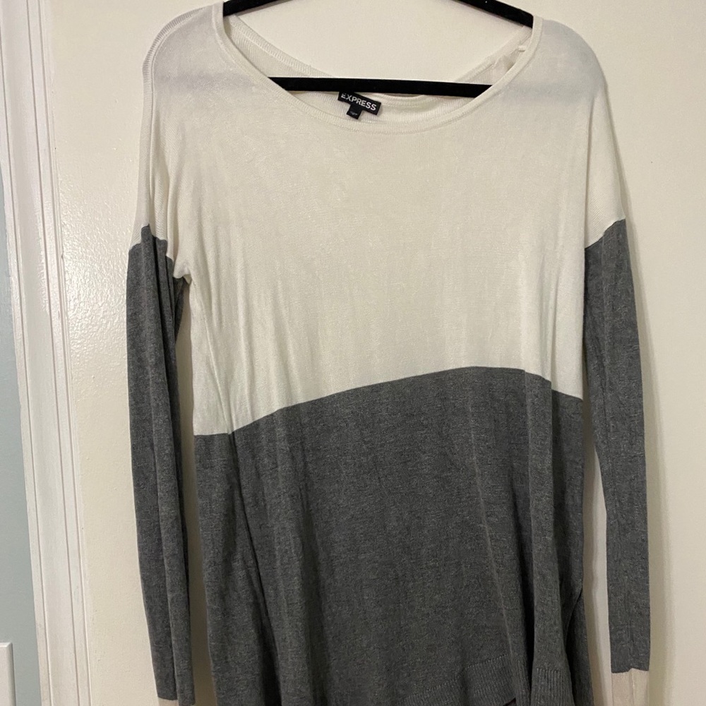 Color block sweater